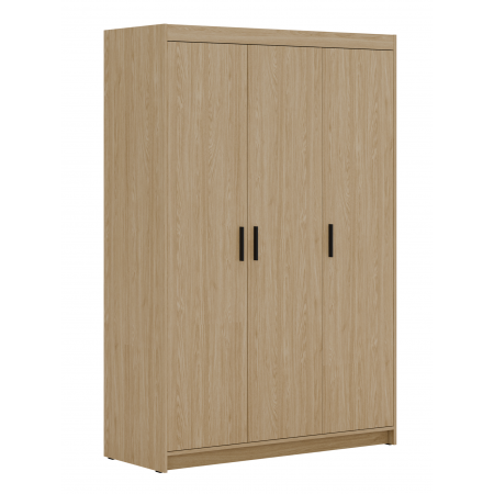 Szafa trzydrzwiowa 133 cm uchylna TRINO dąb olejowany